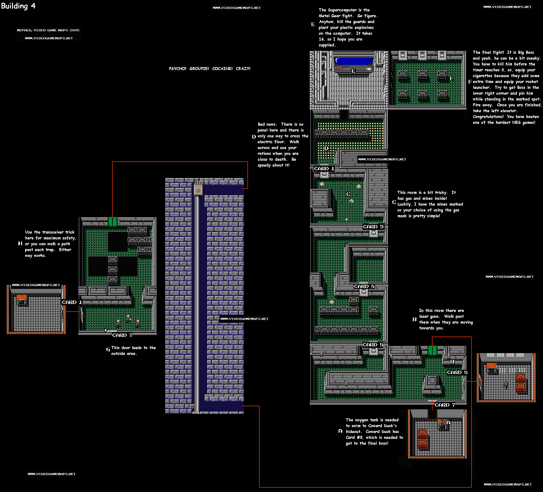 Metal gear карта