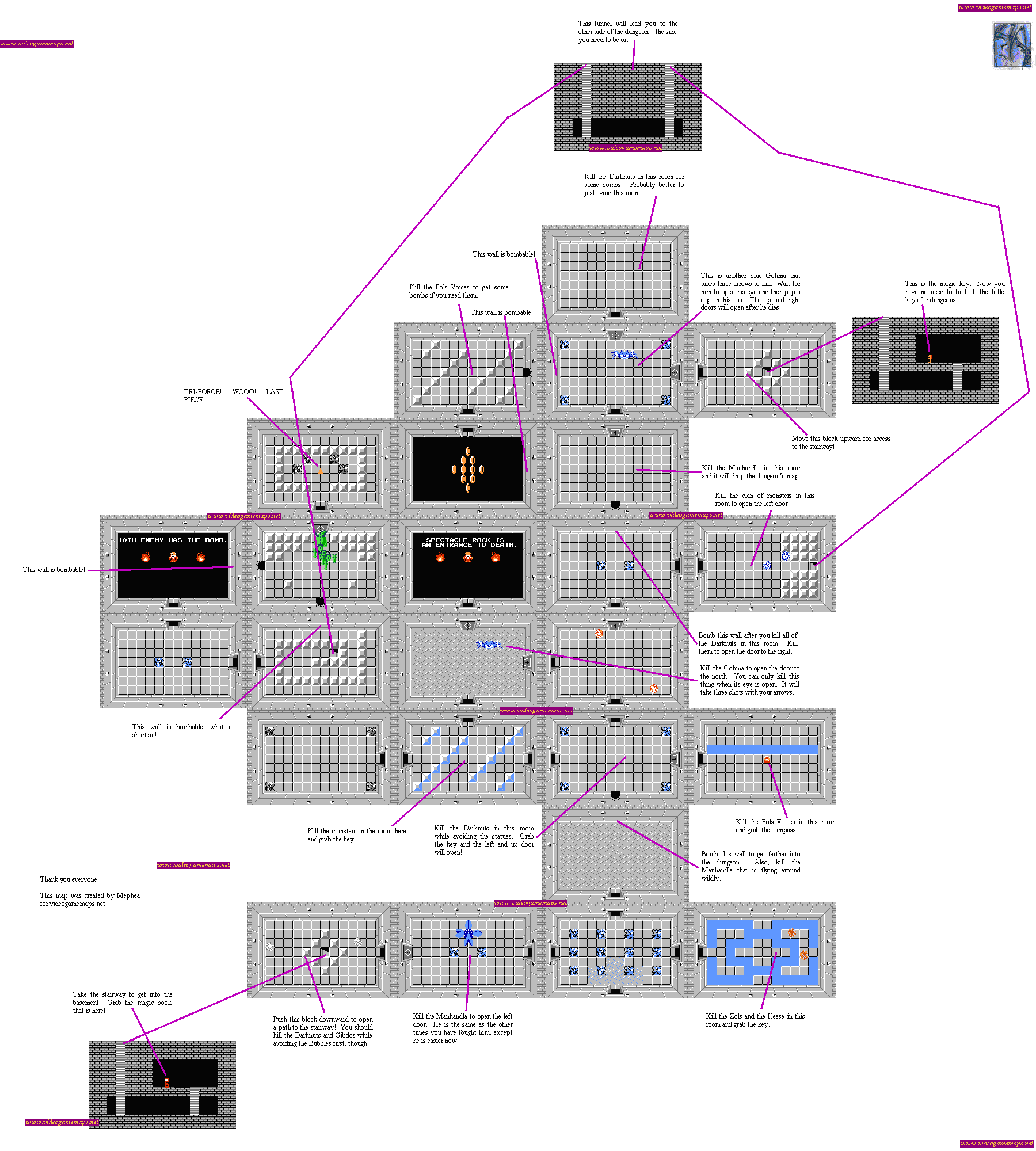 Legend Of Zelda Nes Dungeon Maps  My XXX Hot Girl